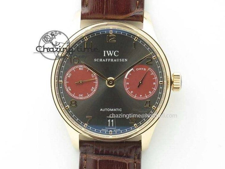 MIROTIME 0204 Portuguese Tourbillon Power Reserve Moonphase SS Black Dial Gold Numbers On Black Leather Strap RelaxedFit 7320